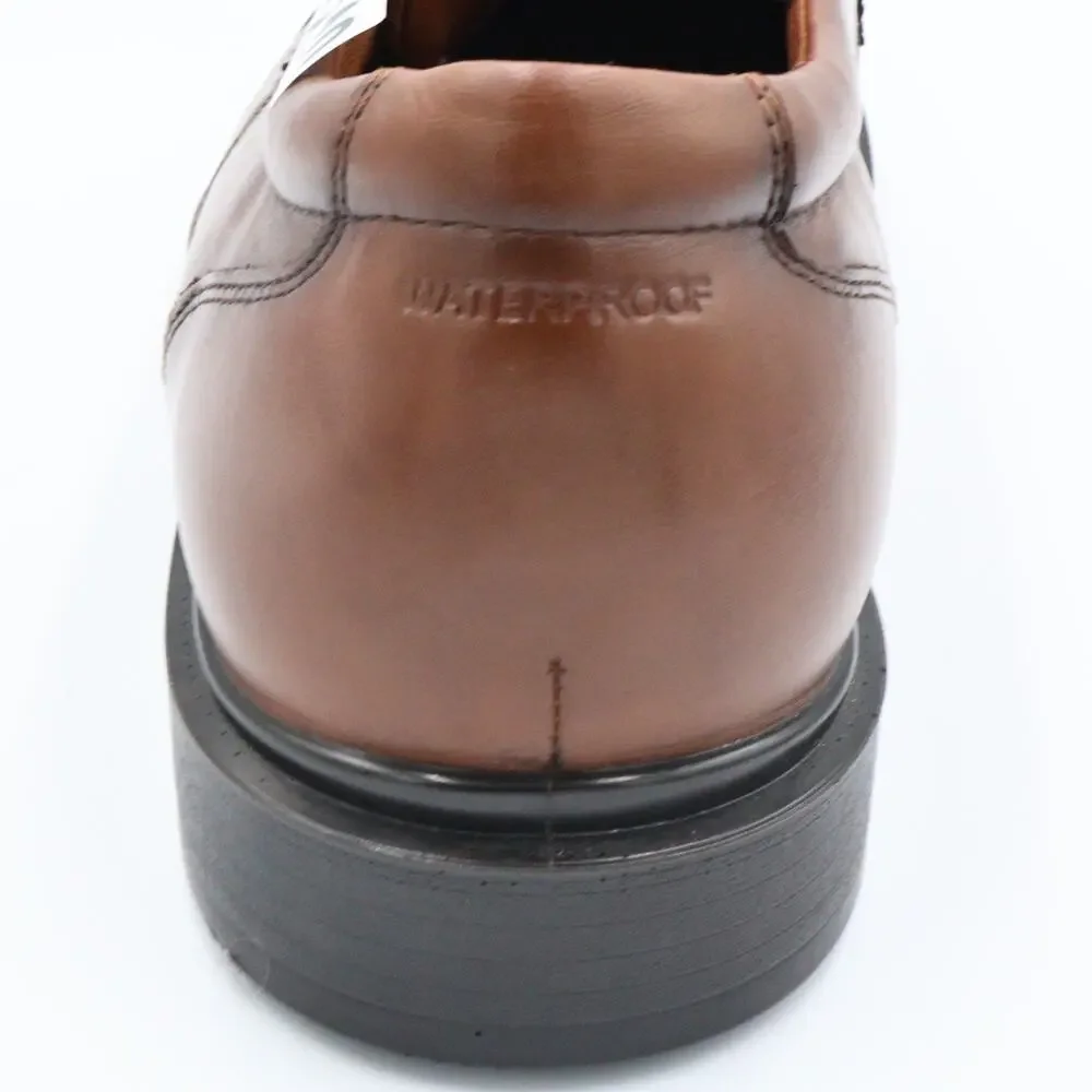 Florsheim Forecast 12191 Men's Size 11M Brown Leather Waterproof Cap Toe Oxford